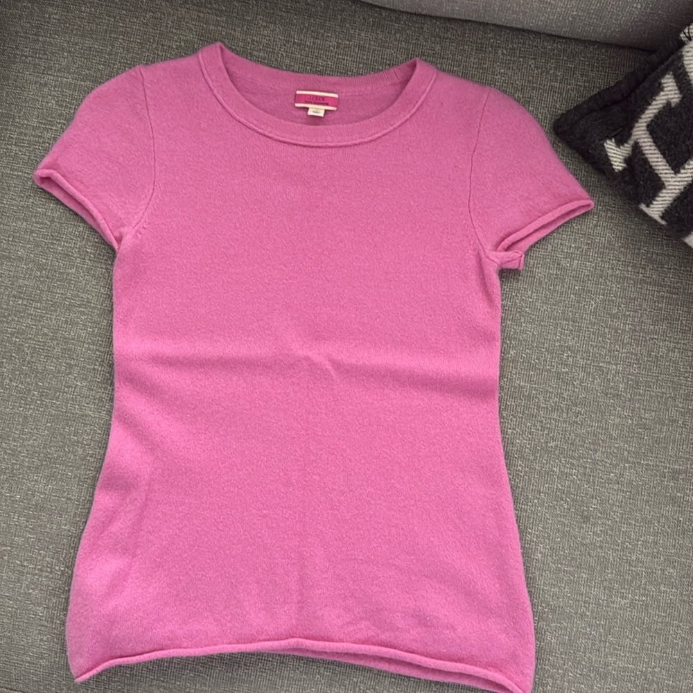 J.Crew Cashmere Short Sleeve Top